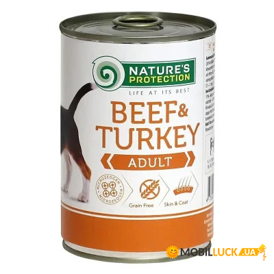    Nature's Protection Adult Beef&Turkey 400  (KIK45097)