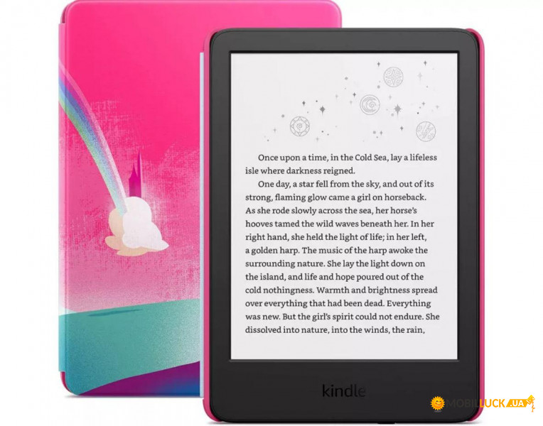   Amazon Kindle Kids 11th Gen. 16GB 2023 Black with Unicorn Valley case