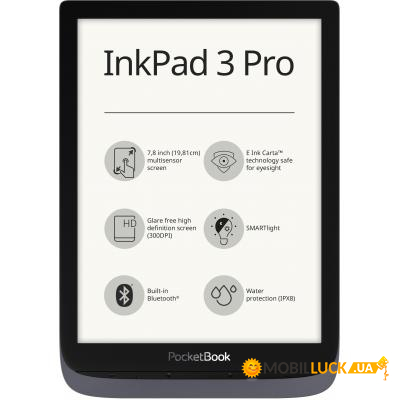   PocketBook 740-2 InkPad 3 Pro Metallic Grey (PB740-2-J-CIS)