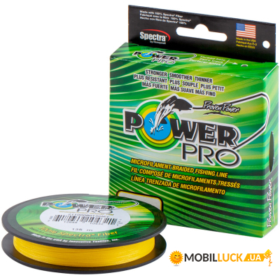  Power Pro Hi-Vis Yellow 135m 0.06mm 6.5lb/3.0kg (2266.78.50)