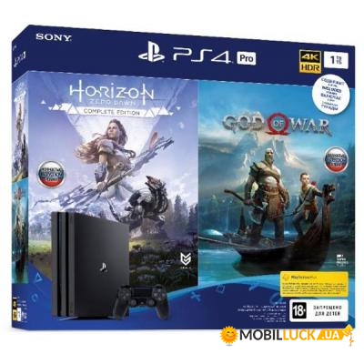   Sony PlayStation 4 Pro 1TB (God of War & Horizon Zero Dawn CE) (9994602)