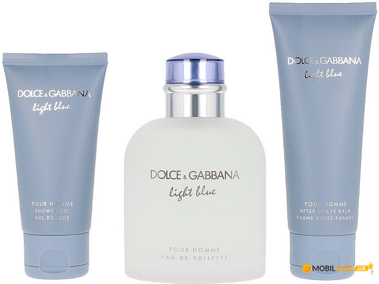  Dolce&Gabbana Light Blue pour Homme   (edt 125 ml + a/sh balm 75 ml + sh/g 50 ml)