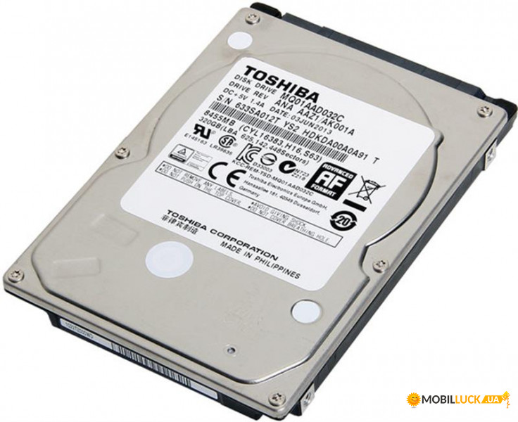   HDD 2.5 SATA 320GB Toshiba 8MB 4200rpm (MQ01AAD032C)