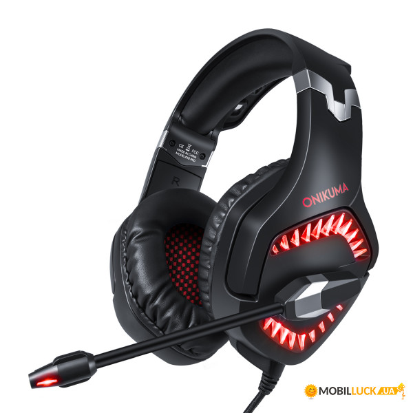  Onikuma Gaming with LED K1 Pro black-red (11924)