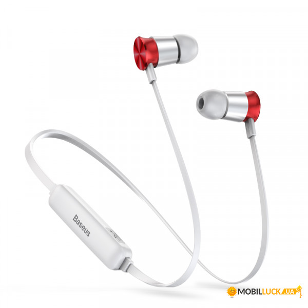  Baseus Sports Encok S07 Bluetooth Silver/Red (NGS07-S9)