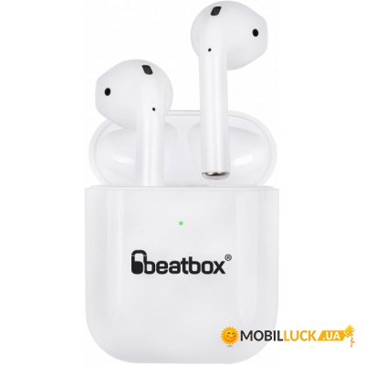  BeatBox PODS AIR 2 Wireless Charging White (bbpair2wcw)