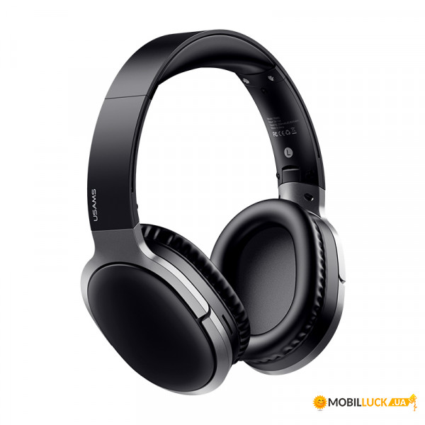  Usams Wireless Noise Cancelling Headphones - YN Series US-YN001 |BT4.2, AUX/TF Card, 10Hours| black (11970)
