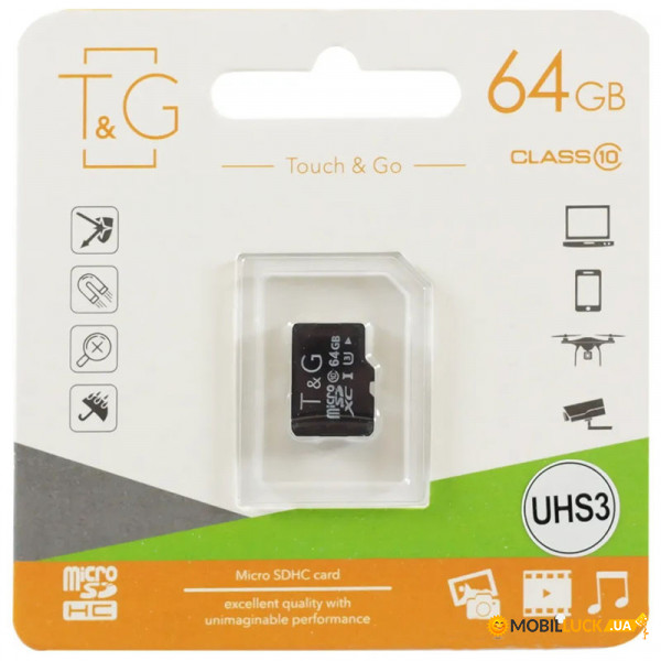   T&G microSDXC (UHS-3) 64 GB class 10 ( ) 