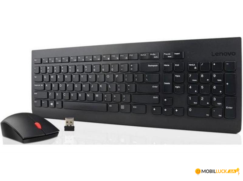   +  Wireless Lenovo Essential Black (4X30M39487) USB