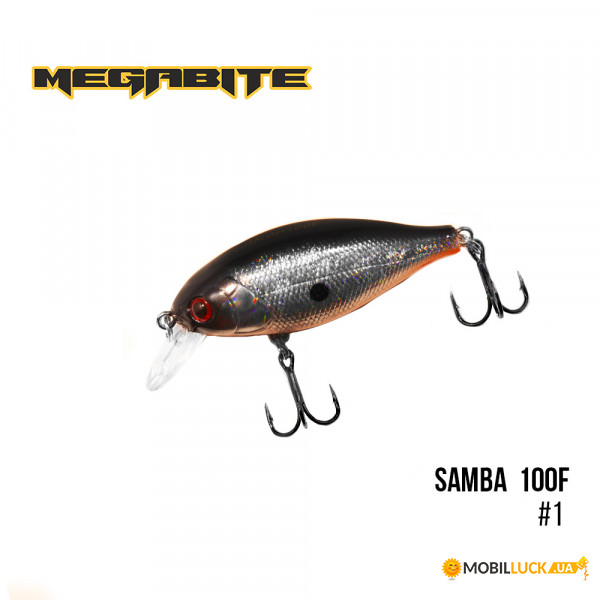  Megabite Samba 100 F (60 mm, 12,5 g, 1 m) (1)