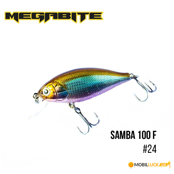  Megabite Samba 100 F (60 mm, 12,5 g, 1 m) (24)