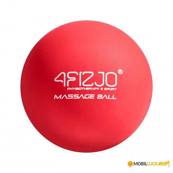   4FIZJO Lacrosse Ball 6.25  Red 4FJ1202