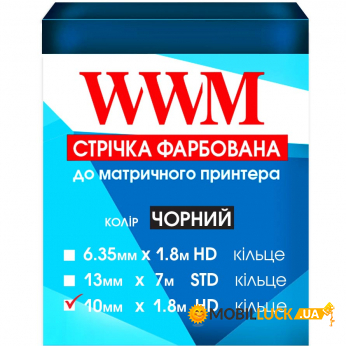     WWM 10  1.8 HD  Black (R10.1.8H)