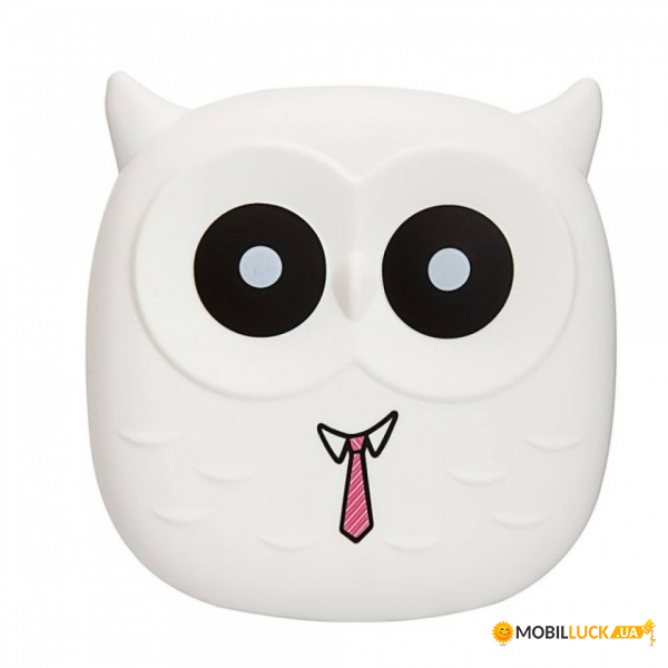 Power Bank TTech Emoji Series Owl White 6000 mAh White (BS-000066146)