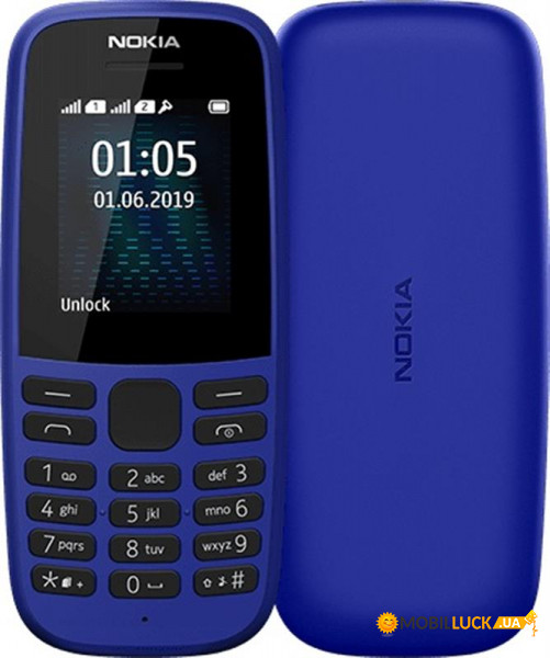   Nokia 105 2019 Dual Sim Blue