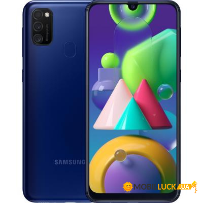  Samsung SM-M215F (Galaxy M21 4/64Gb) Blue (SM-M215FZBUSEK)