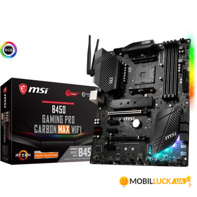   MSI B450 GAMING PRO CARBON MAX WIFI (WY36dnd-253766)