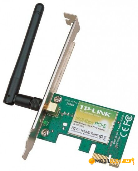   PCI-E TP-LINK TL-WN781ND Wi-Fi 802.11g/n 150Mb, 1  