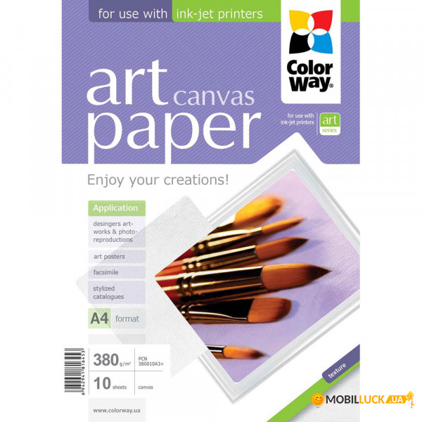  ColorWay ART Canvas 380/ A3+ (PCN380010A3+)
