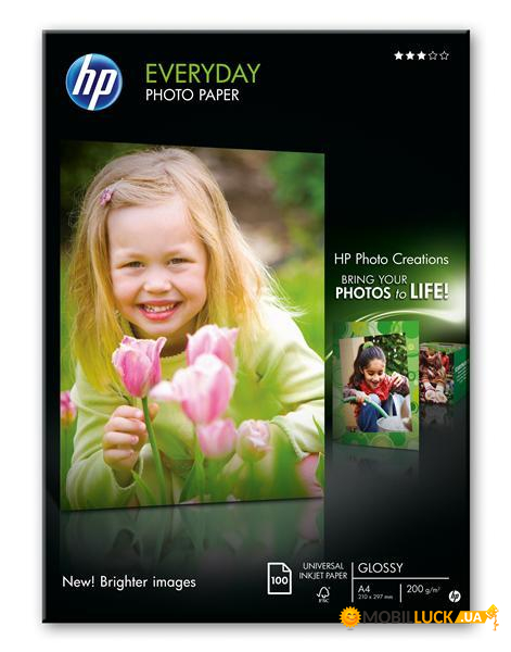  HP A4 Everyday Photo Paper Glossy 100 