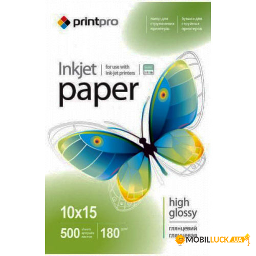  Print Pro . 180/, 10x15 PG180-500 (PGE1805004R)