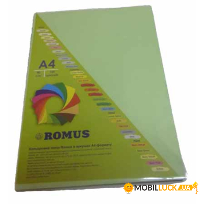  Romus A4 80 /2 100sh Light green (R50638)