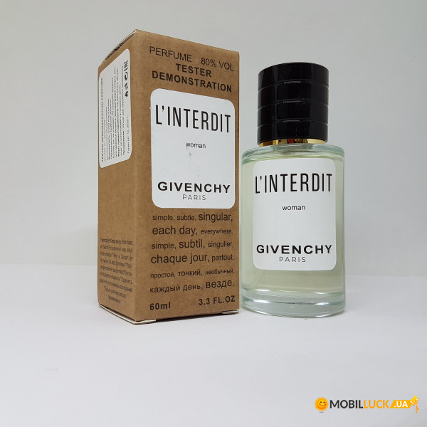   Givenchy L`Interdit - Selective Tester 60ml 
