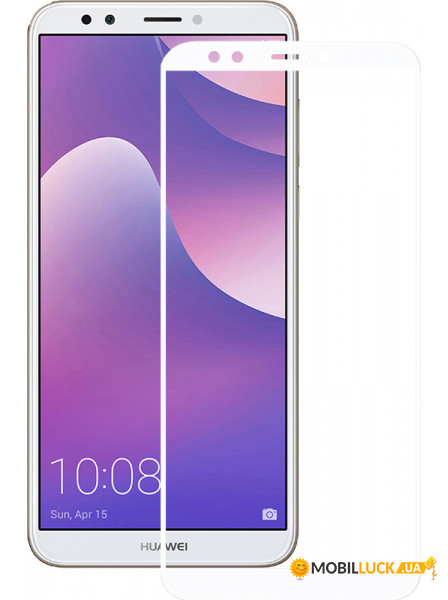   Mocolo 2.5D Full Cover Tempered Glass Huawei Y7 Prime 2018 White