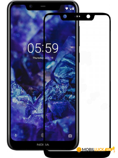     Mocolo 2.5D Full Cover Tempered Glass Nokia 5.1 Plus Black