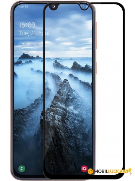   Tempered Glass 11D Premium Full Glue Samsung Galaxy A40 2019 A405 Black