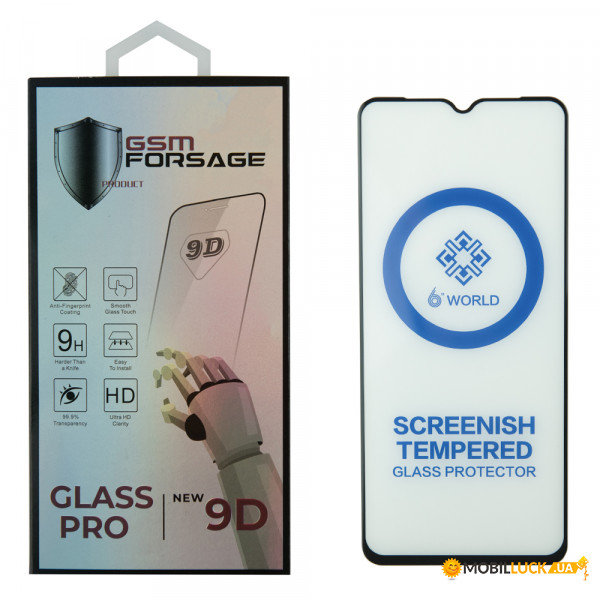   Premium Tempered Glass  Samsung Galaxy A23 / A23 5G SM-A236 (6.6) Black