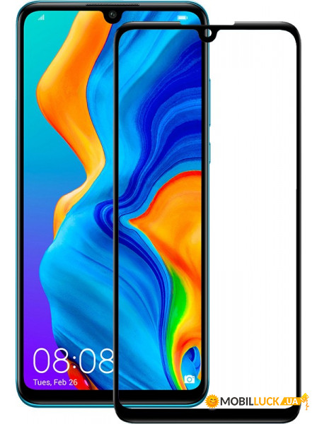   Toto 5D Full Cover Tempered Glass Huawei P30 Lite Black
