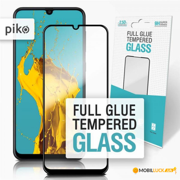   Piko Xiaomi Poco X3 Black Full Glue, 0.3mm, 2.5D (1283126509438)