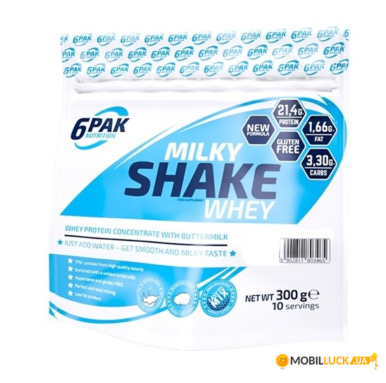  6PAK Nutrition Milky Shake Whey 300  -