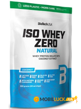   Biotech IsoWhey Zero Natural Lactose Free 500 g 