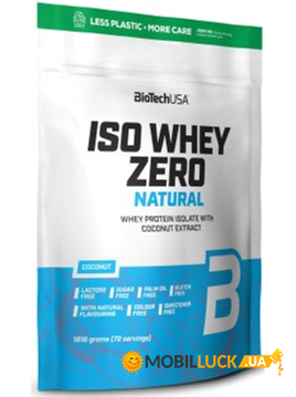   Biotech IsoWhey Zero Natural Lactose Free 500 g -