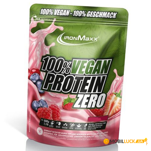  IronMaxx 100 % Vegan Protein Zero 500  (29083016)