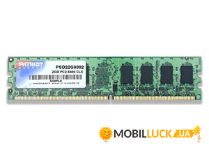 DDR2 2Gb PC2-6400 (800MHz) Patriot (PSD22G80026)