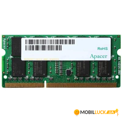     SoDIMM DDR3L 4GB 1600 MHz Apacer (DV.04G2K.KAM)