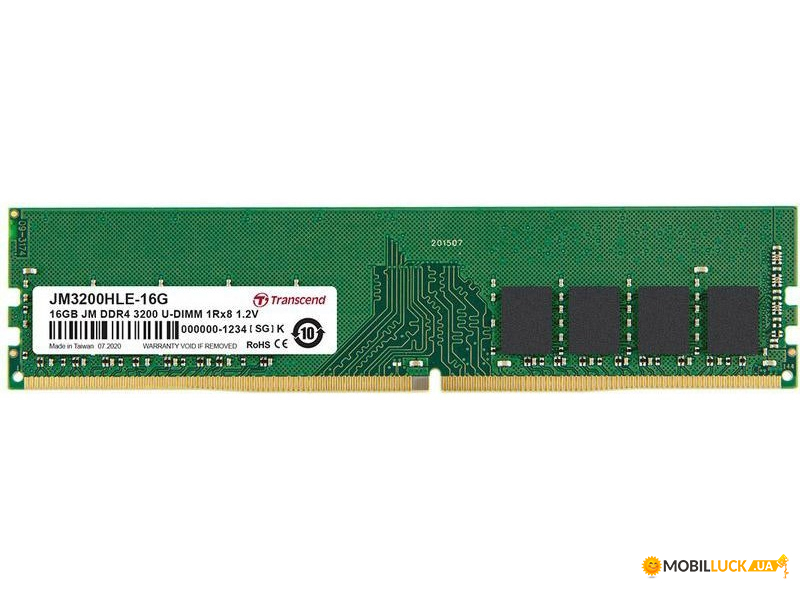   Transcend DDR4 3200 16GB (JM3200HLE-16G)
