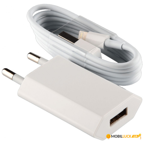   LogicPower 1USB 1A -005 White (LP5191) + cable Lightning