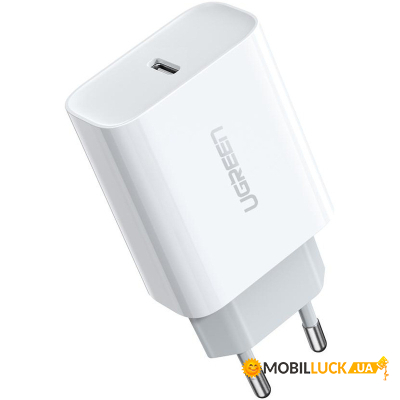   Ugreen CD137 Type-C PD 20W Charger (White) (60450)