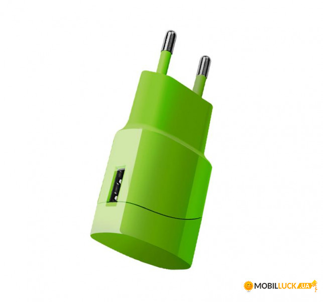   Florence Color 1USB 1A Lime Green (FW-1U010L)
