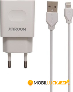   Joyroom Lightning cable L-L221 UM2 2USB White