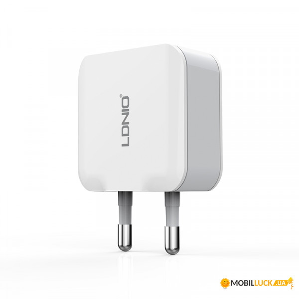   Ldnio Micro USB cable  A2201 |2USB, 2.4A| white (25117)