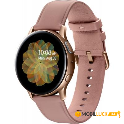 - Samsung SM-R820 Galaxy Watch Active 2 44mm Stainless Steel Gold (SM-R820NSDASEK)