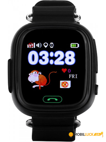 - UWatch Q90 Kid smart watch Black #I/S