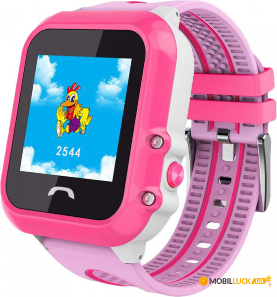 - UWatch DF27 Kid waterproof smart watch Pink #I/S