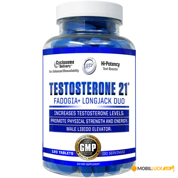   Hi-Tech Pharmaceuticals Testosterone 21 120  (4384304993)  