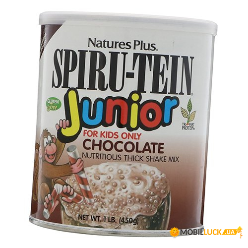   Nature's Plus Spiru-Tein Junior Chocolate 450  (15375001)